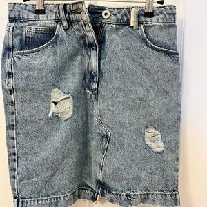 Denim skirt